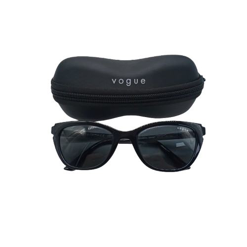 Ladies Vogue VO5293S Black Sunglasses, Very Good USED Condition, With Case + Cloth (WR 1386222)