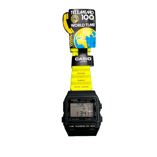 Casio Telememo 100 Databank Digital Watch DBX-101W (MK)