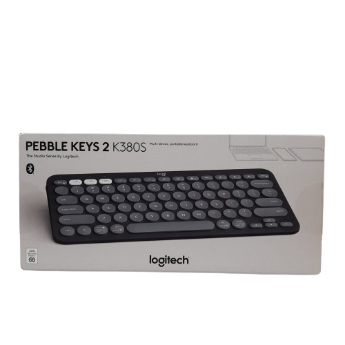 Logitech Pebble Keys 2 K380S Wireless Keyboard Black (MR)