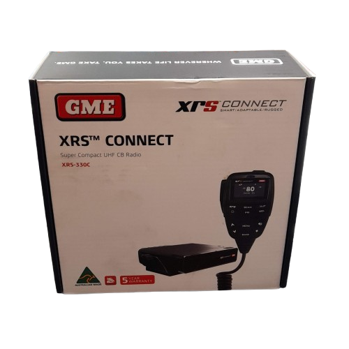 GME XRS-330C 80-Channel UHF CB Radio with XRS Connect Speaker Microphone (MC664B) (GE)