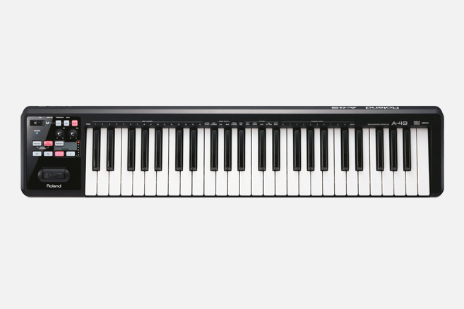 *Local Pickup Only* Roland A-49 MIDI Keyboard Controller Black/White (WL 1420919)