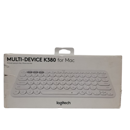Logitech Multi-Device K380 Keyboard For Mac White (In The Box) (MR)