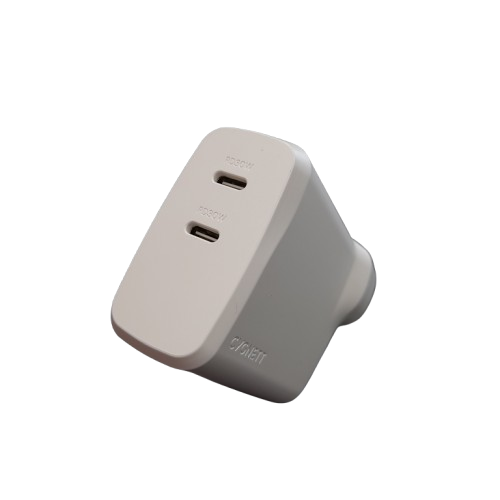 Cygnett ChargePlus 60W Dual Wall Charger 1m White – (LN)