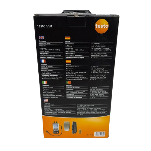 Testo 510 Differential Digital Pressure Meter Like New
