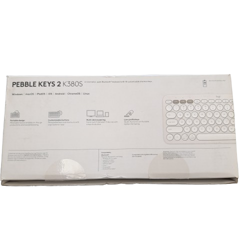 Logitech Keyboard K380S White Bluetooth (LN)