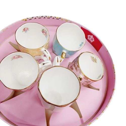 Royal Albert 100 Years Set Of 5 Mugs 1950-1990