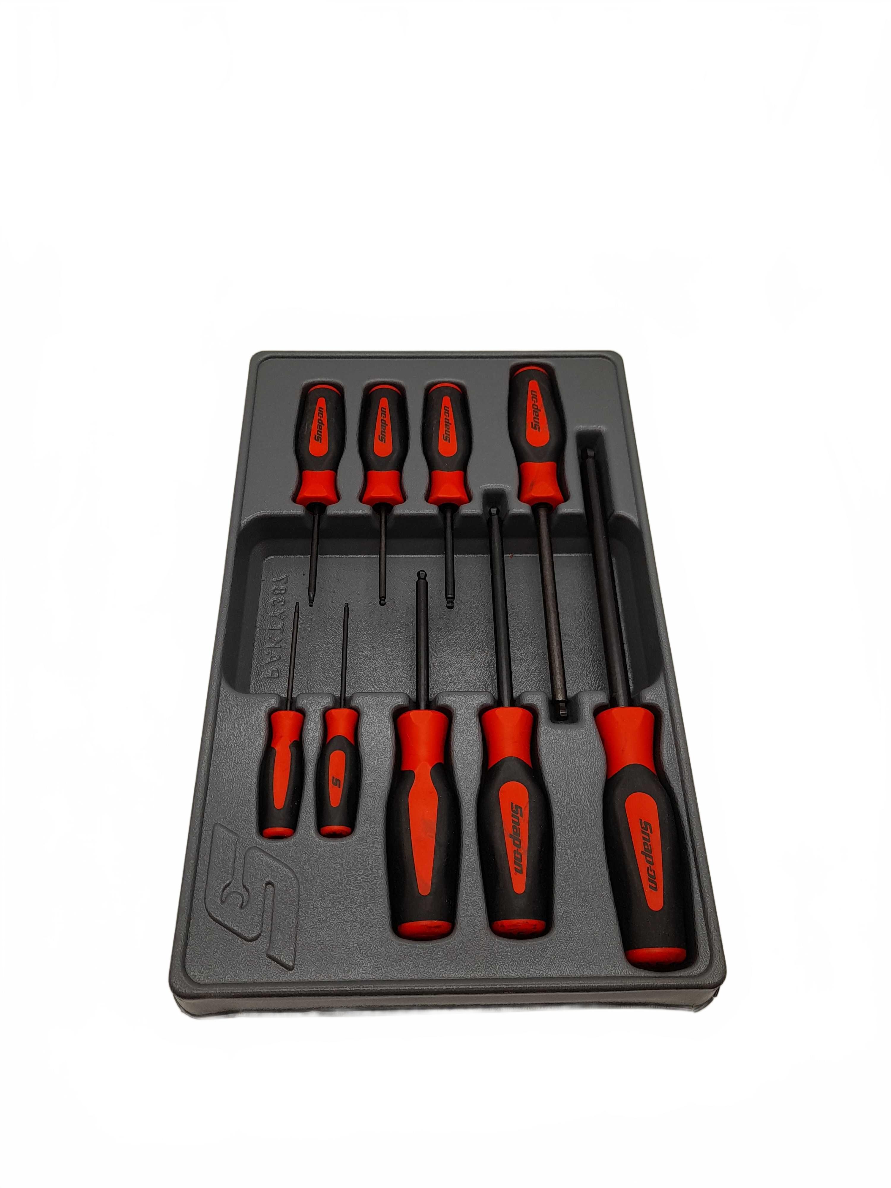 Snap-On Hex Bit Set 9 Piece Red And Black (WR 1433279)