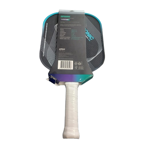 Prince Super Sonic 16mm Pickleball Paddle Black Blue White  (LE)