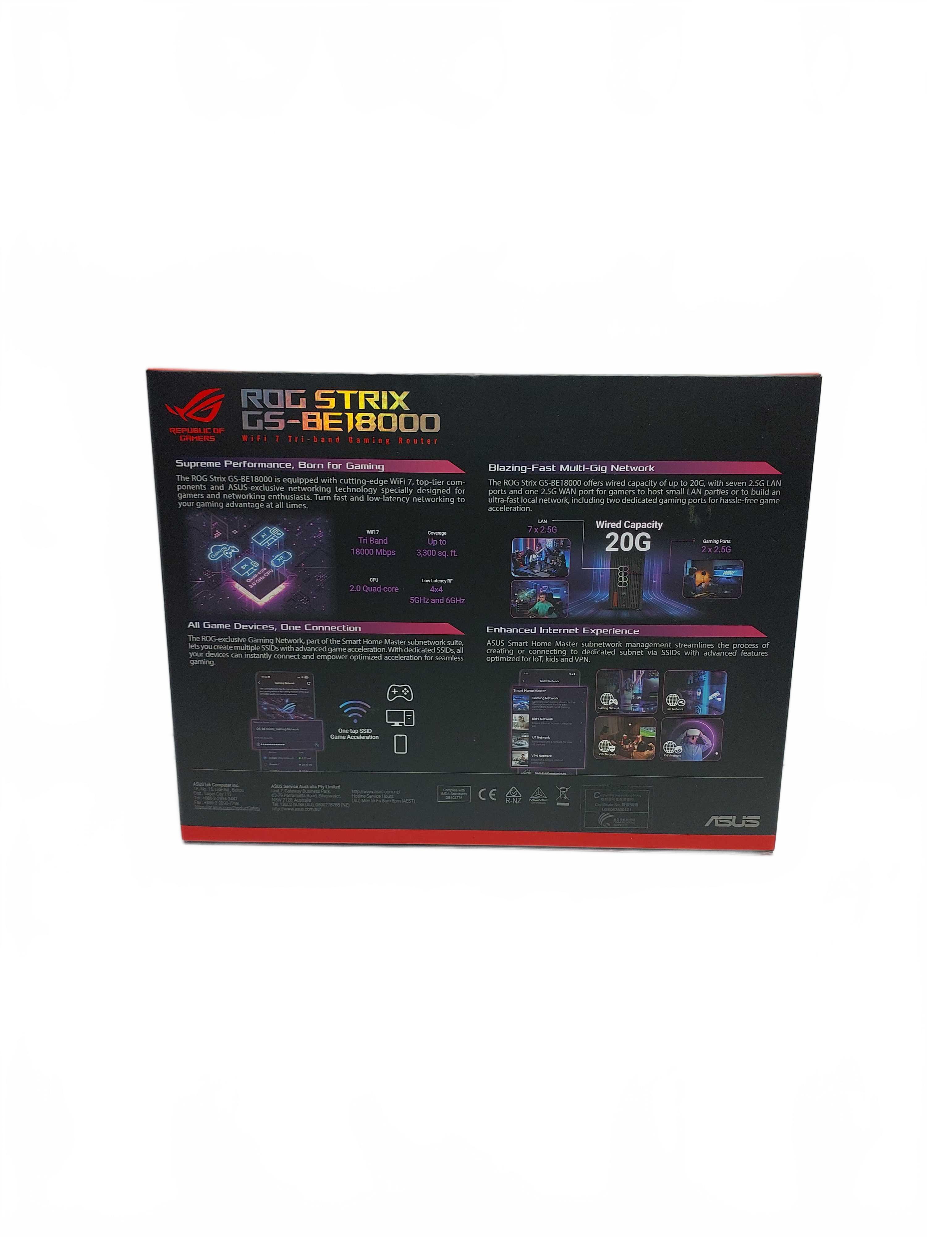Asus Router GS-BE18000 Black (GB1430035)