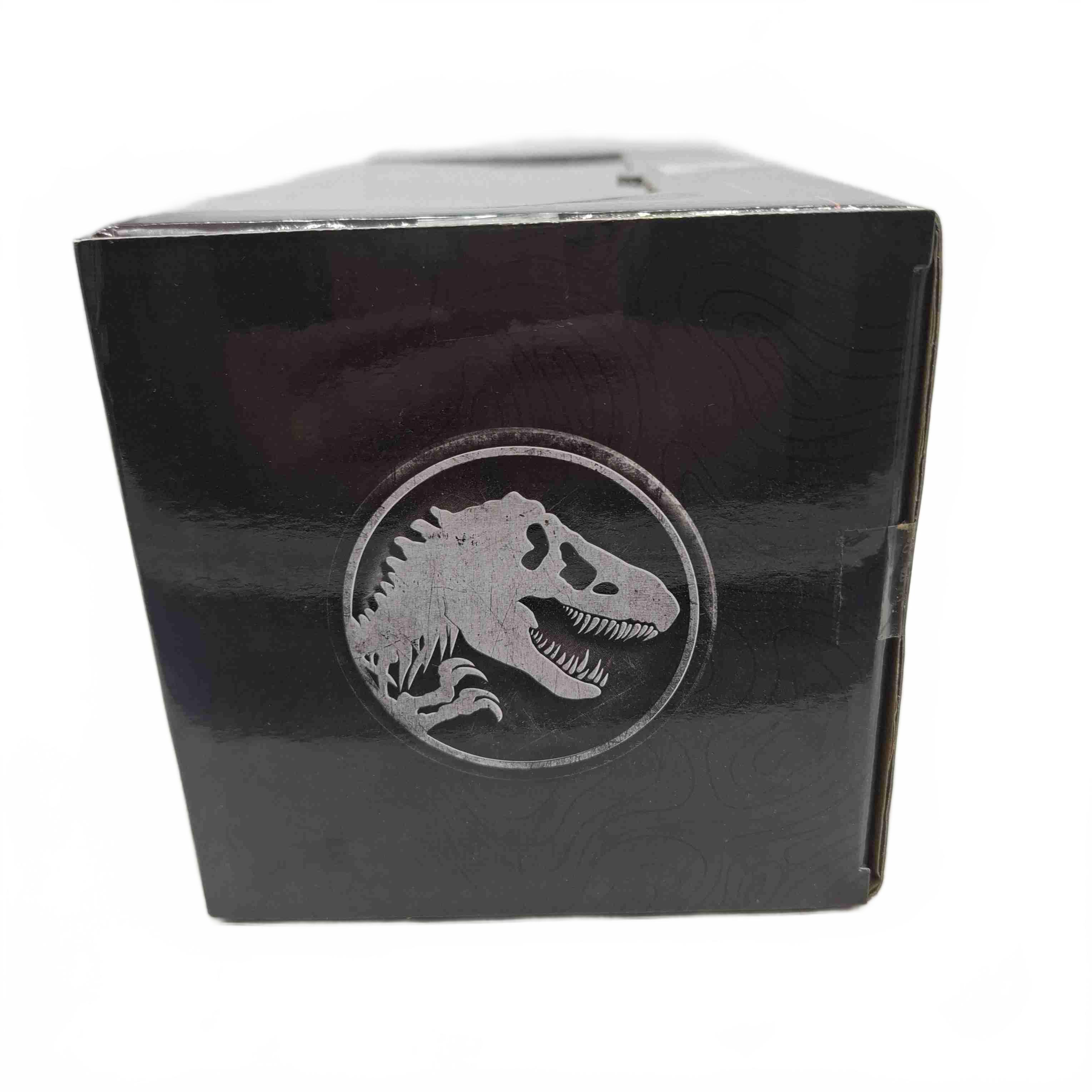 Jurassic World Die Cast Car Jeep Wrangler Red White In Box (WR1428548)
