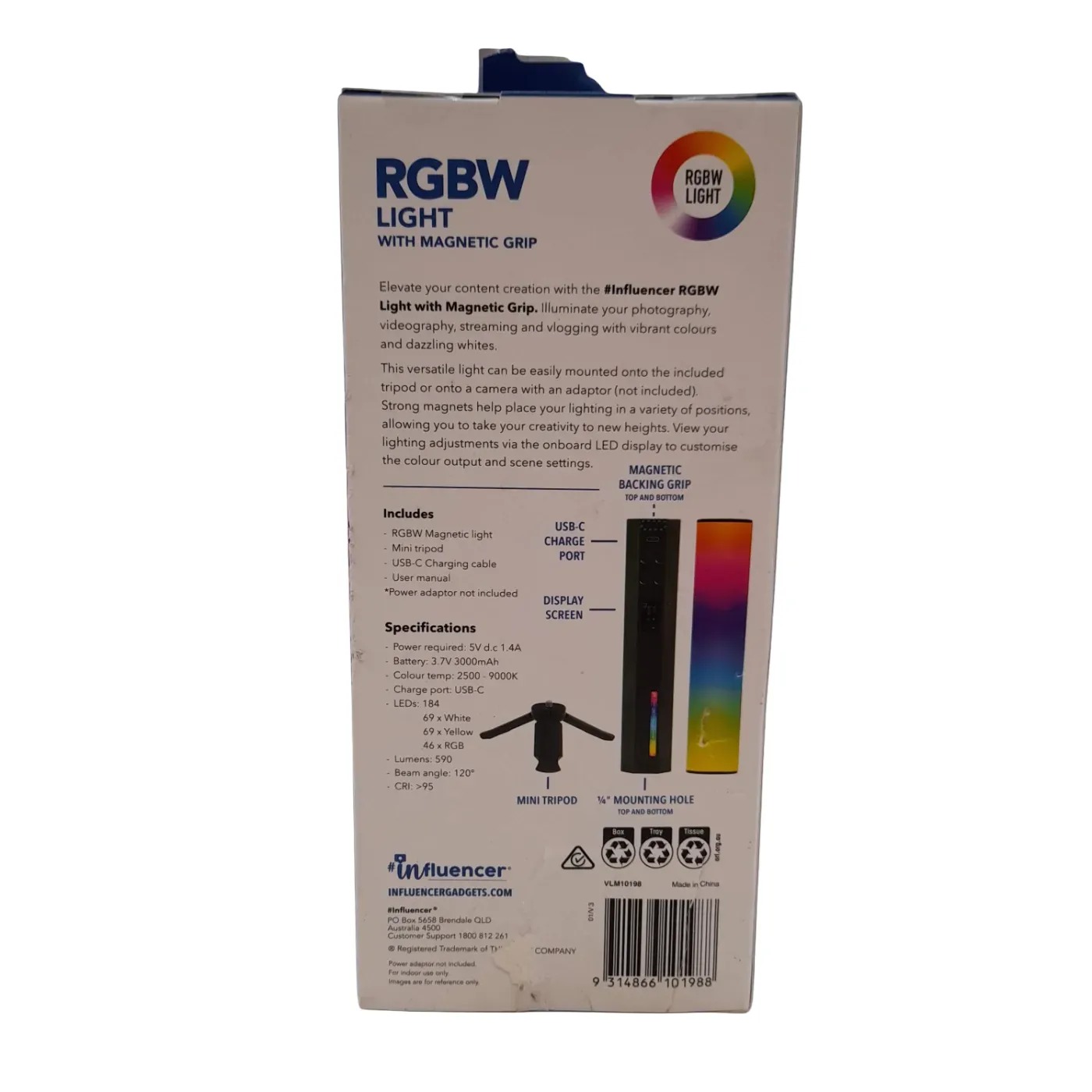 INFLUENCER RGBW Light (AS NEW) (WL 1404757)