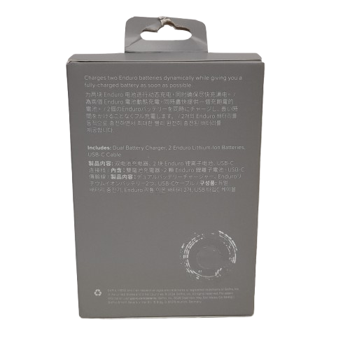 GoPro Dual Battery Charger CPSS1B with 2 Enduro Batteries (LN)