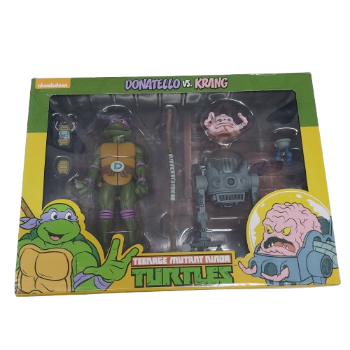 Nickelodeon Teenage Mutant Ninja Turtles Donatella VS Krang Figurine in Box