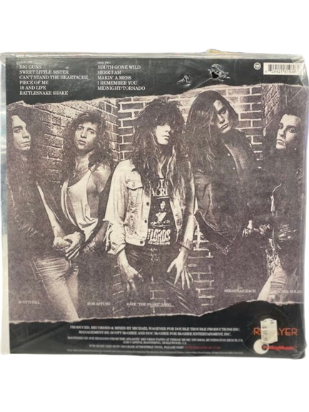 Skid Row Self-Titled Vinyl Album (1989) (NG)