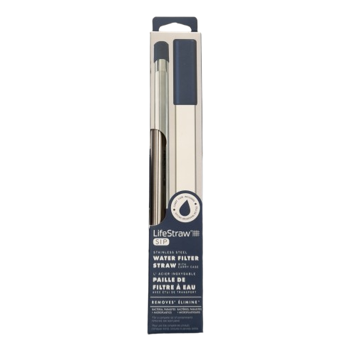LifeStraw 95395-K0R-1 Stainless Steel Water Filter Straw (LN)