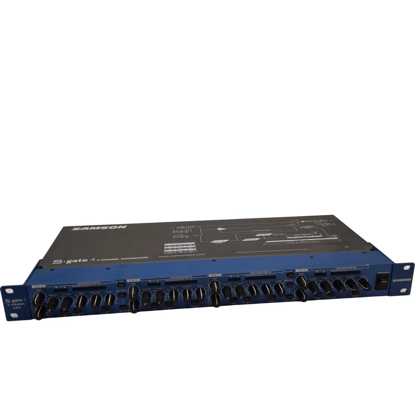 Samson S.Gate 4 Switch Panel Blue/Black (WL 1420935)