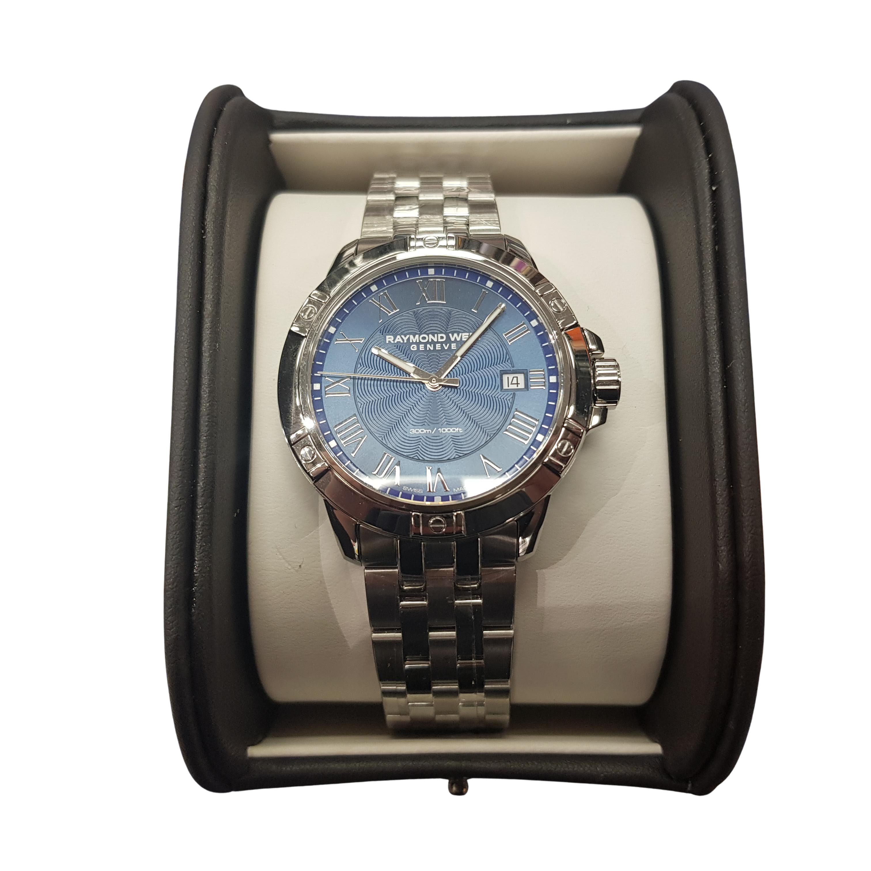 Raymond Weil Tango 8160-ST-00508 Men’s Watch 41mm Stainless Steel Blue Dial (MR)