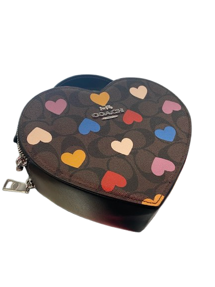 Coach Heart Brown Bag (1409770) (NG)