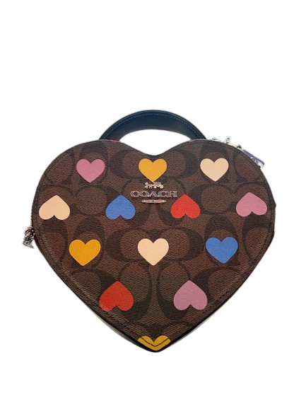 Coach Heart Brown Bag (1409770) (NG)