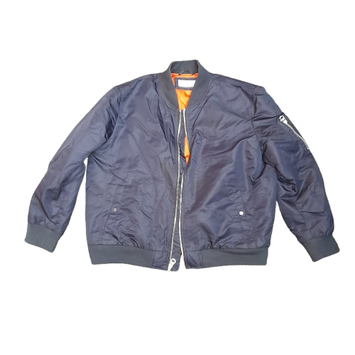 Calvin Klein MA-1 Bomber Jacket Navy/Orange Size XXL (MR)