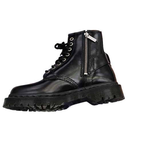 Doc Martens 1460 Harness Boots Black US Womens 6 (NA – 1423924)