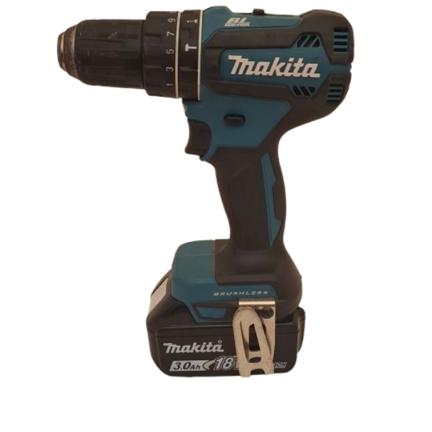 Makita 18V Brushless Hammer Driver Drill DHP485 With Battery, Charger And Case (JN)