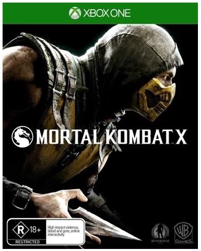 Microsoft XBOX One Mortal Kombat X, Good Condition With Case No Manual (LE 1366973)