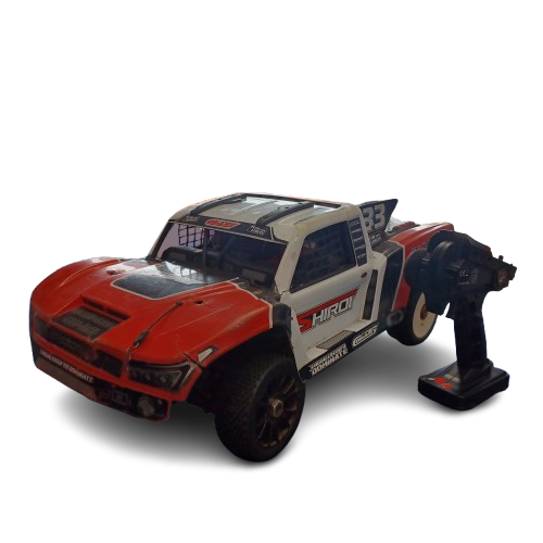 Shiroi Remote Control Truck Team Corally Red And White Will need some Repair’s done PICK UP ONLY