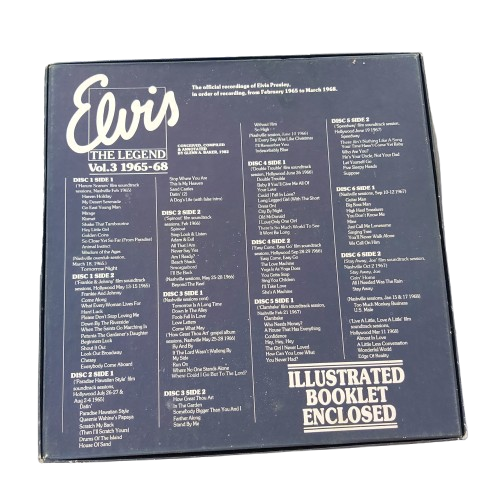 Rca Victor Vinyl Album Elvis The Legend 1965-1968 Violume 3, 6 Records