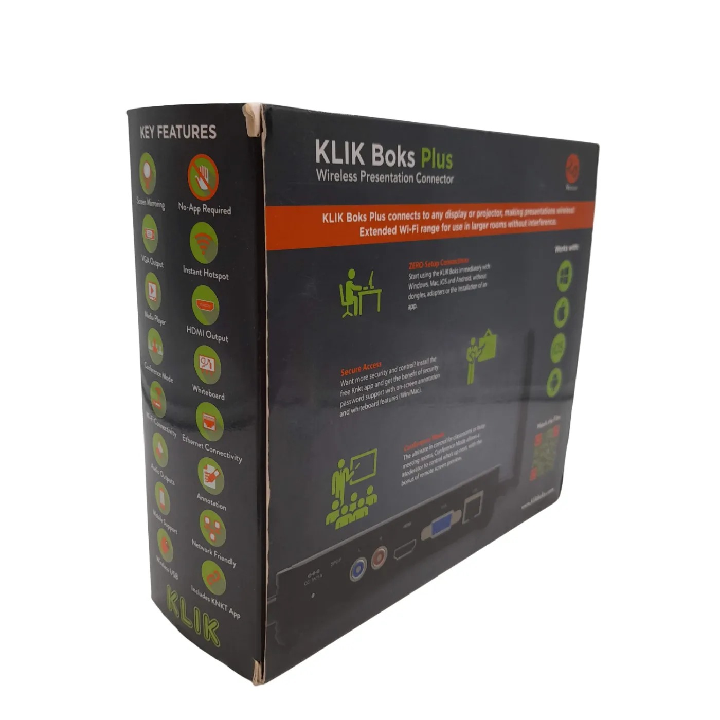 Klik Streamer Pack Boks Plus Black (WL 1420927)