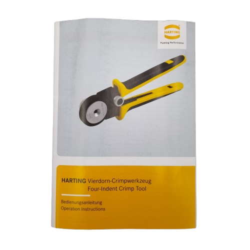 HARTING Han-Yellock Hand Crimp Tool for Han C Connector Contacts, Han D Connector Contacts, Han E Connector Contacts, (MR)