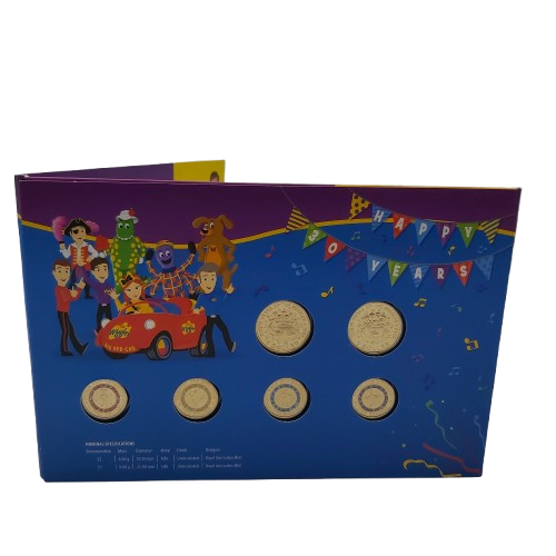 The Wiggles 2021 Collectible Coin Celebrating 30 Years Complete Set