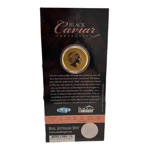 2013 Black Cavier Perfection $1 Colour Printed Coin. (NG 1383024)