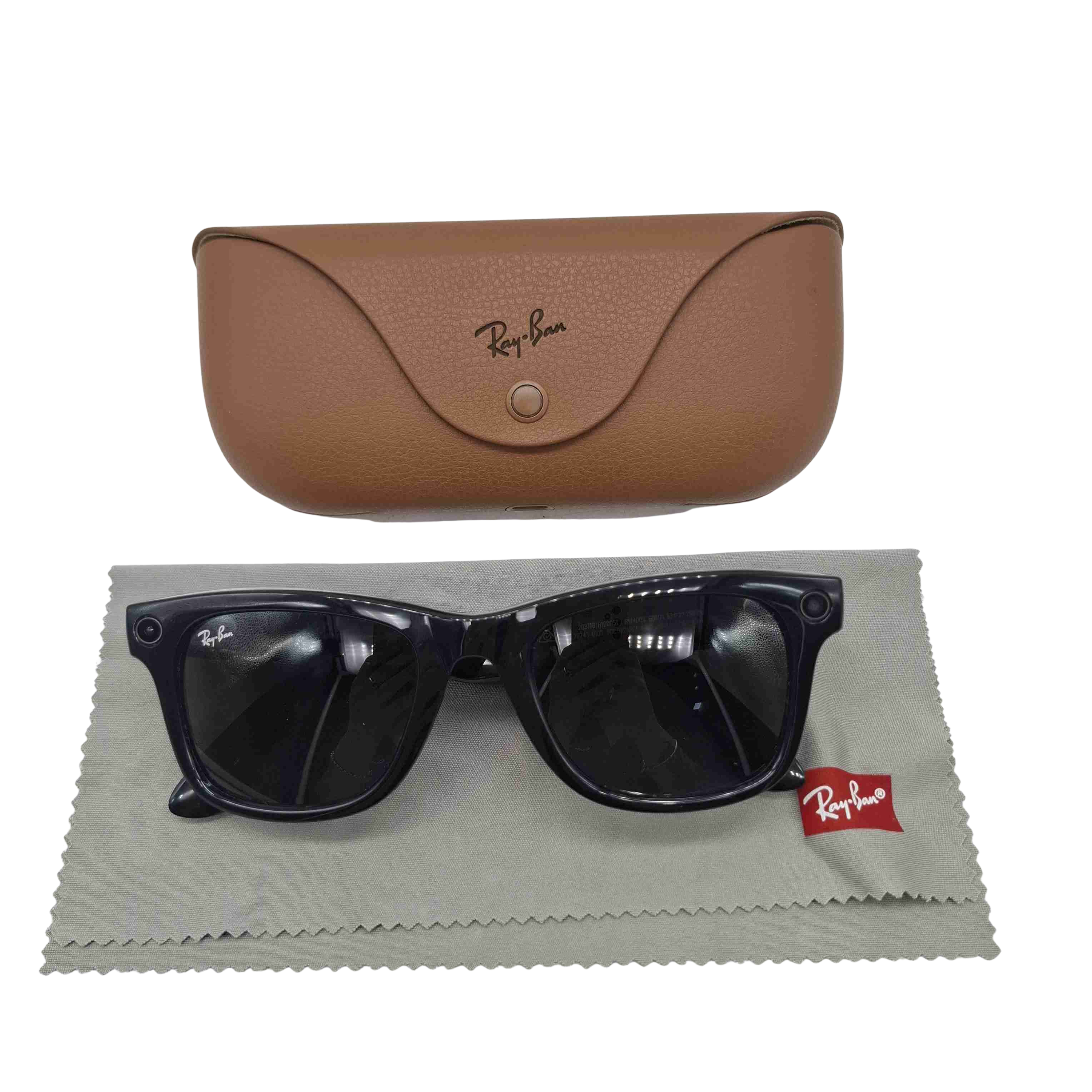 Ray-Ban RW4008 Wayfarer Gen 1 Meta Glasses + Box + Charging Case (WR 1433876)