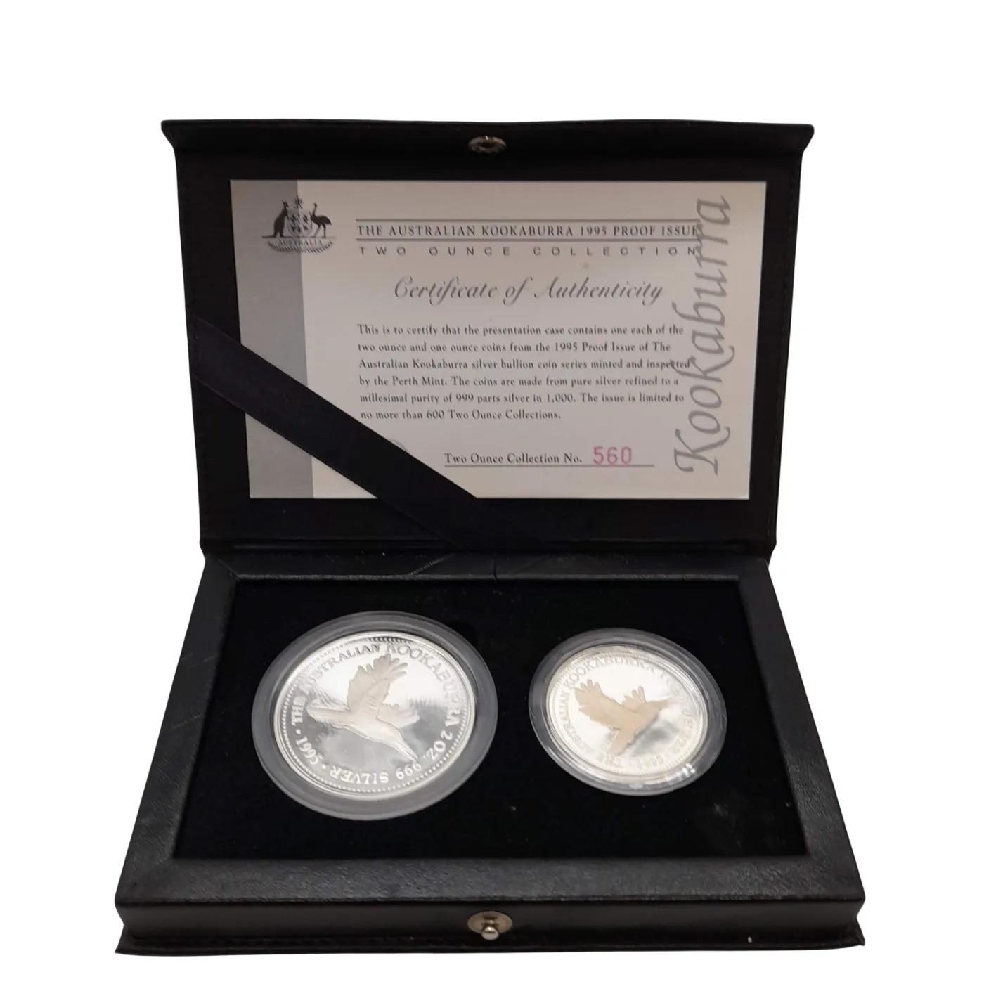 The Australian Kookaburra 2oz Silver Proof Coin Set (WL 1407635)