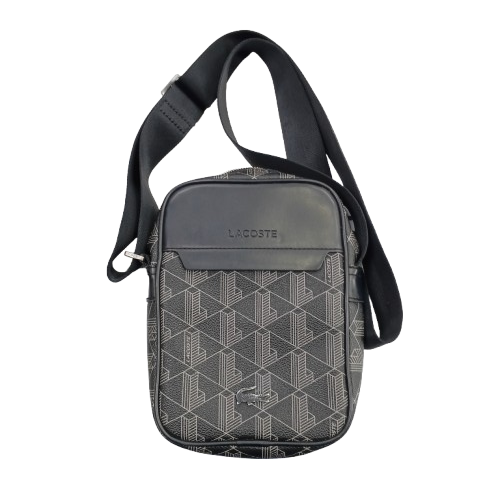 Lacoste Mono Casterlock Stri Black Crocodile Bag (NA)