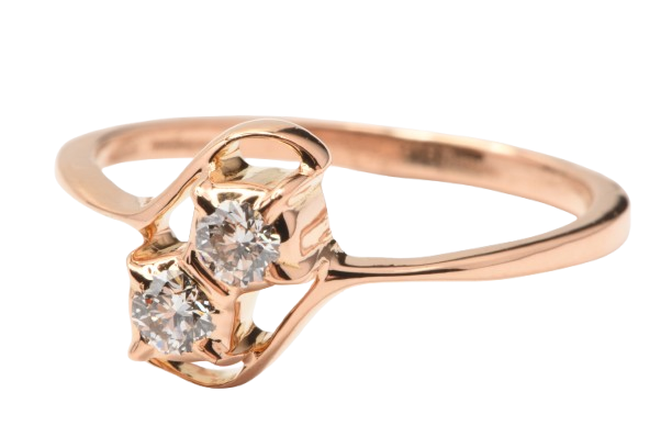 Ladies 22ct Yellow Gold Brilliant Cut Diamond Ring 0.21ct TDW N With Valuation (MR)
