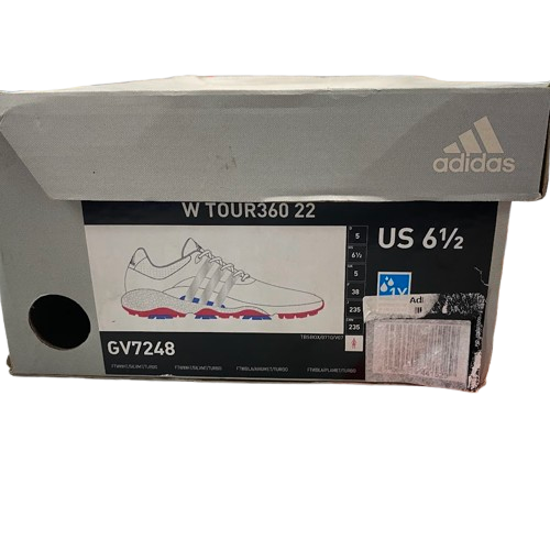 Adidas Tour 360 22 Golf Shoes White Orange (NG)