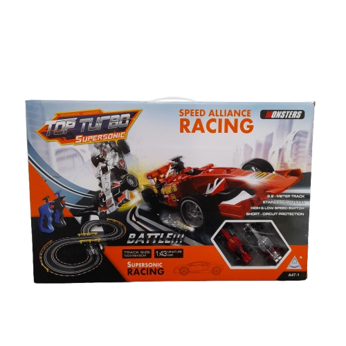 Top Turbo Supersonic Speed Alliance Racing Set In the Box (Great Condition) (MR