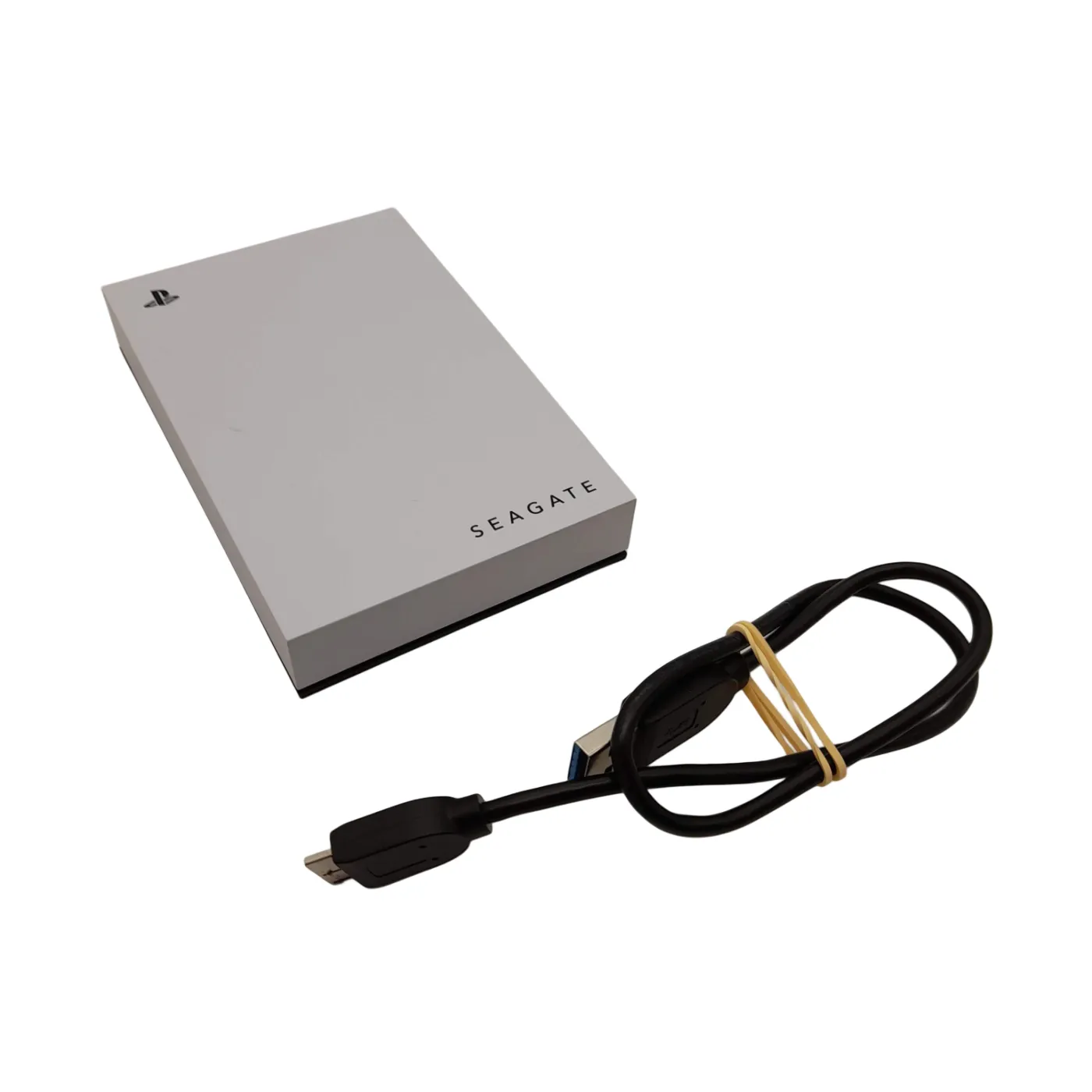 Seagate Game Drive 5TB PS5 Hard Drive White + Cord (WL 1423413)