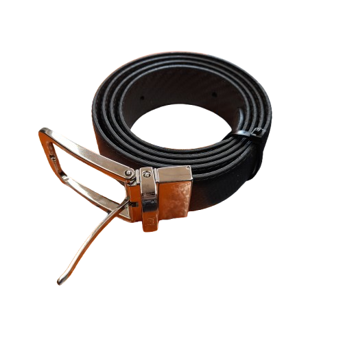 Dunhill 1.1m Reversible Leather Belt Black (MR)