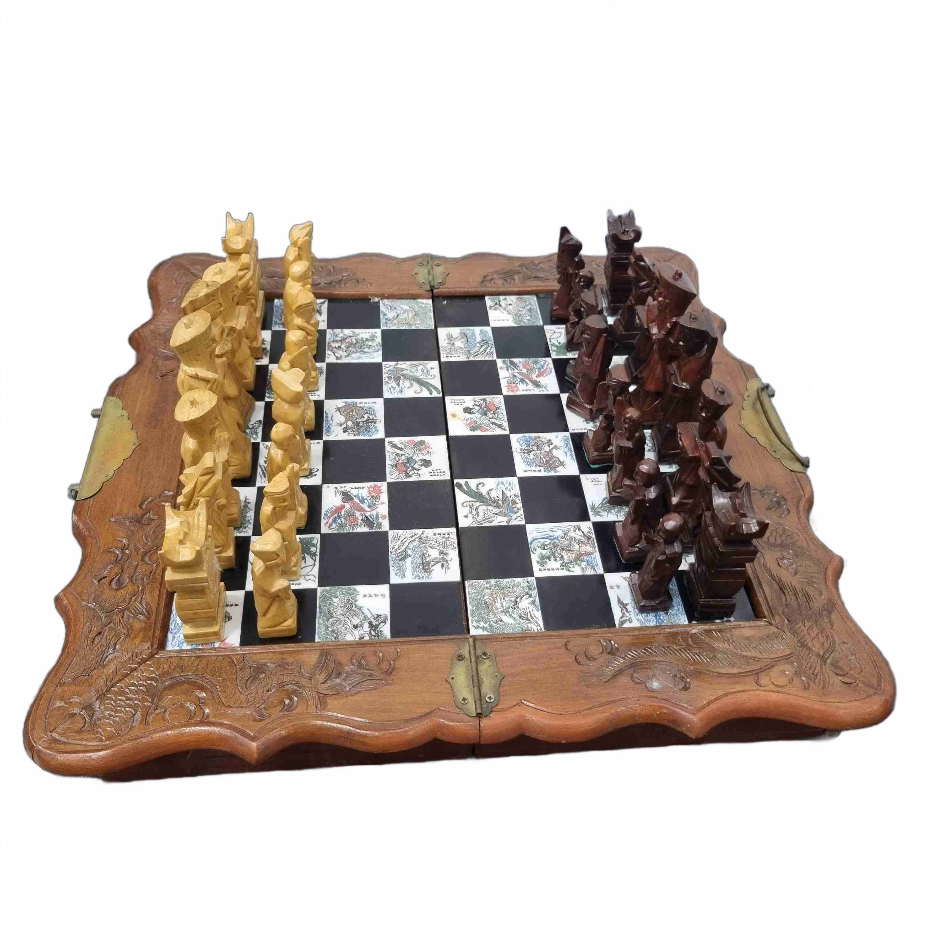 Wooden Chess Board And Pieces Wooden (WR 1434309)