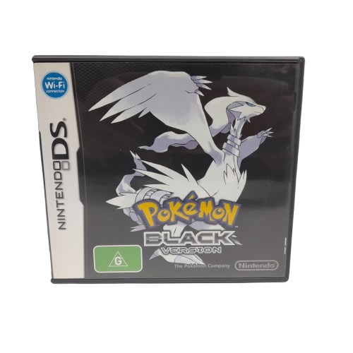 Pokemon Black Version Nintendo DS with Case and Manual AUS Version (LN)