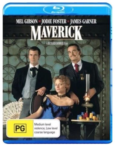 Maverick (1994) Bluray, Excellent Condition With Case