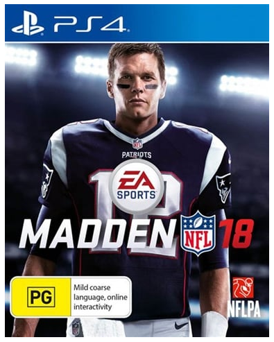 Madden 18 Playstation 4 Game Good Condition No Manual (CP)