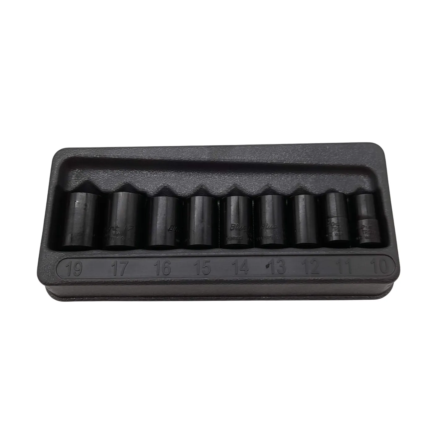 Blue-Point 209TFSMYA Chrome 9 Piece Socket Set (WR 1390458)