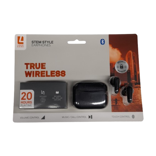 Liquid Ears Bluetooth Earphones HPK13138A Black (LN)