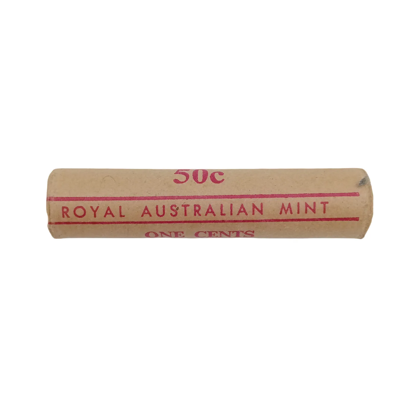 1971 Australian 1 Cent Mint Roll – Ram Roll 50 Unc Coins