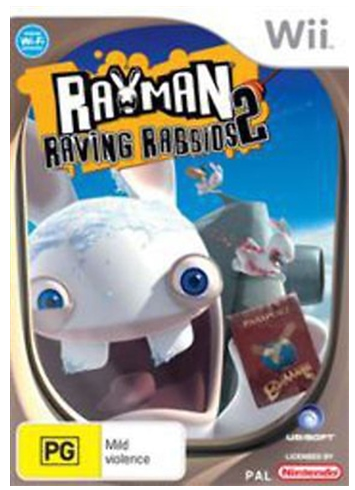 Rayman Rabbids 2 Nintendo Wii Game Good Condition With Manual (CP-1352298)