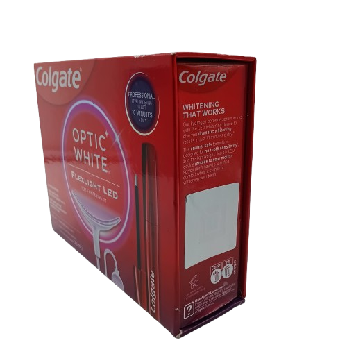 Colgate Optic White ComfortFit LED Teeth Whitening Kit 30 Treatment White (1424631) (CP)